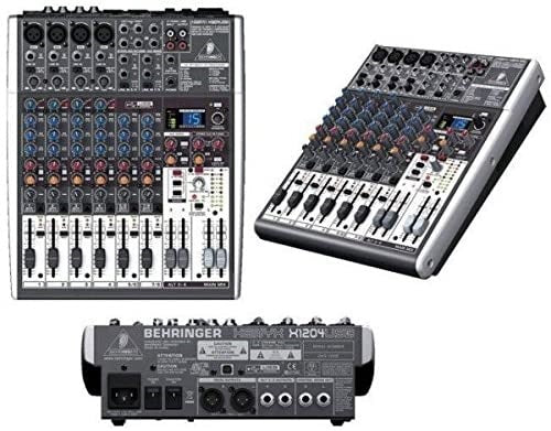 Q1204 USB Behringer Premium 12-Input 2/2-Bus Mixer.