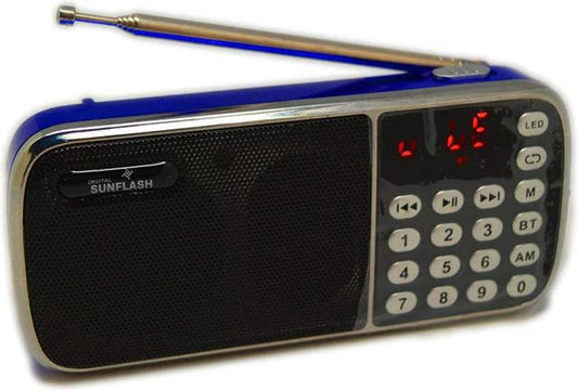 Z-135 SunFlash Bluetooth Portable Rechargeable Pocket Radio Speaker