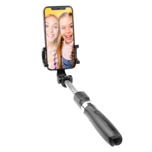 Trépied perche à selfie extensible 3 en 1 avec télécommande