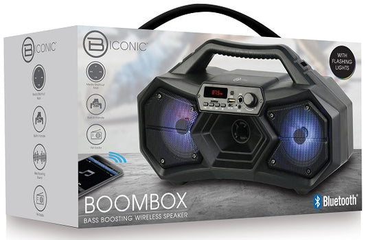 BICONIC Bluetooth Speaker with USB/FM Radio BC-AU-BS-114-BK