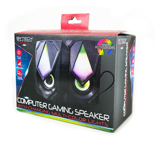 Multi-Color RGB Light up Computer Gaming Speaker