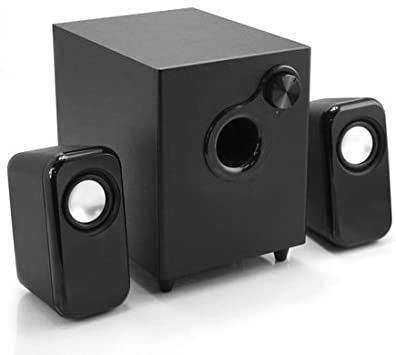 Blackweb 2.1 Multimedia Speaker System (F320) Black New