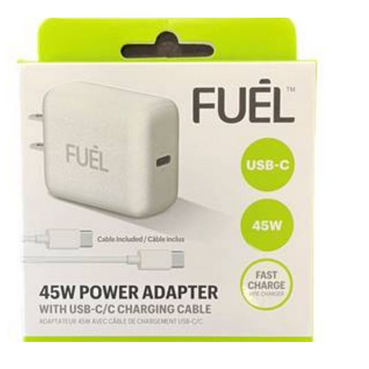 Fuel 45W-USB C Power Adapter