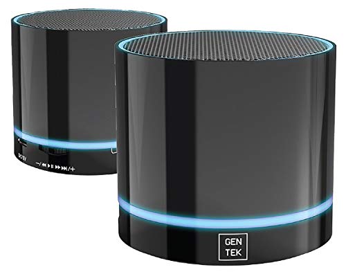GENTEK S3 WIRELESS BLUETOOTH PORTABLE SPEAKER W/ LED LIGHT