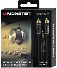 MONSTER RCA Audio cable 6ft MAC9-2004-US