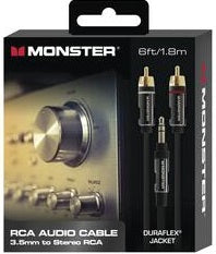 MONSTER RCA Audio cable 6ft MAC9-2004-US