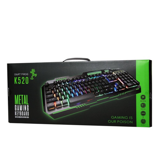 Metal Gaming Keyboard With LED backlight