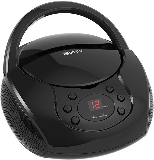 Borne Portable CD Boombox with AM/FM Radio PRCD635A