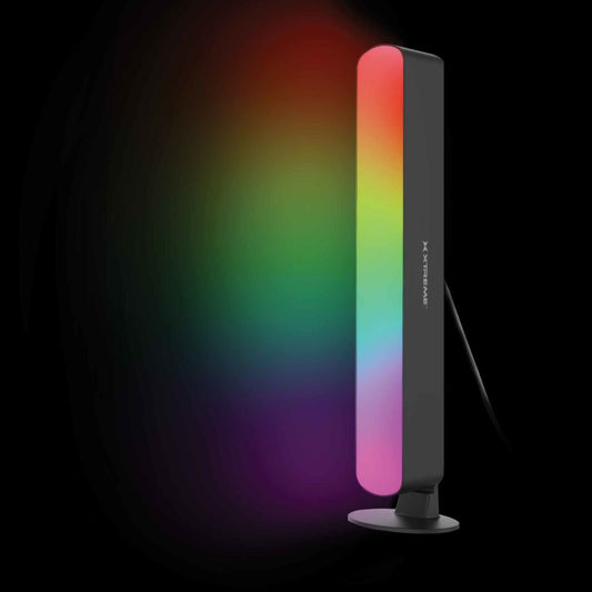 Barre lumineuse multicolore réactive au son