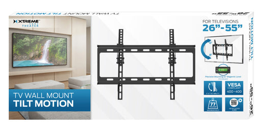 TV Wall Mount Tilt Motion Size: 26″-55″