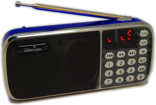 Z-135 SunFlash Haut-parleur radio de poche portable rechargeable Bluetooth