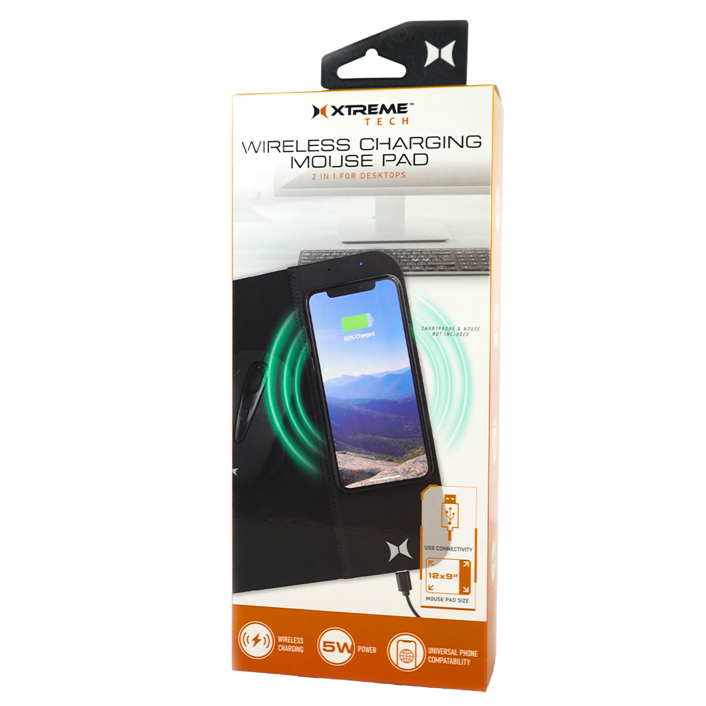 Non-Slip 5 Watt Wireless Charging Mouse  Pad